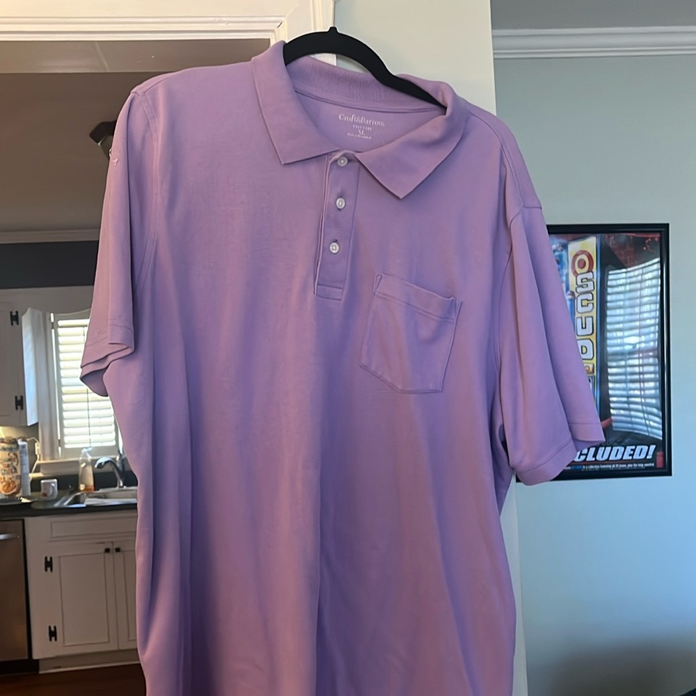 Croft and Barrow XL purple polo